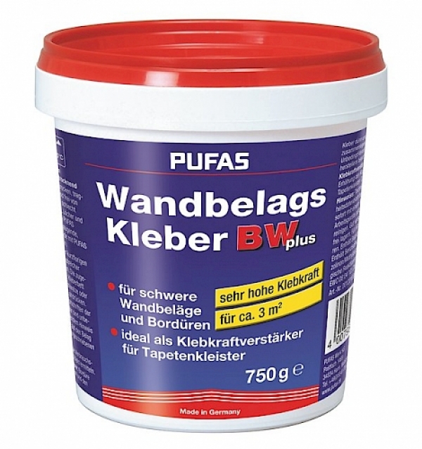 Kleber Pufas Wandbelags- und Bordürenkleber