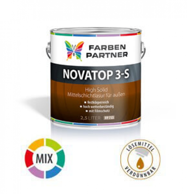 Holzlasur FarbenPartner NOVATOP 3-S