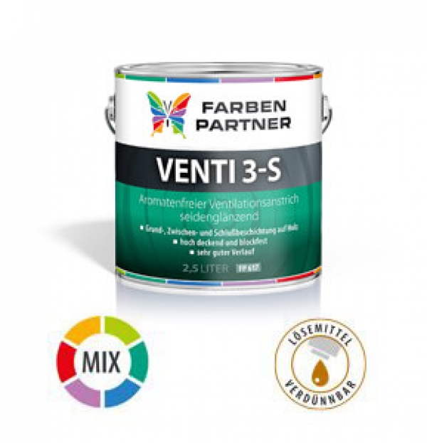 Ventilationsfarbe FarbenPartner VENTI 3-S
