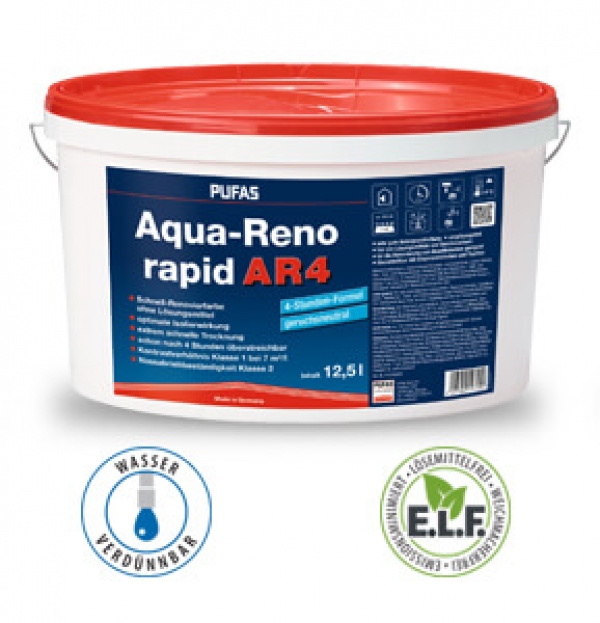 Wandfarbe Pufas Aqua-Reno Rapid AR4 E.L.F.