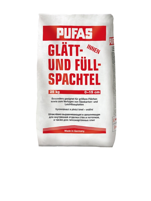 Spachtelmasse Pufas Glätt- und Füllspachtel
